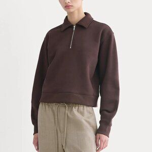 Luxe Fleece Zip Polo NWT -  Everlane